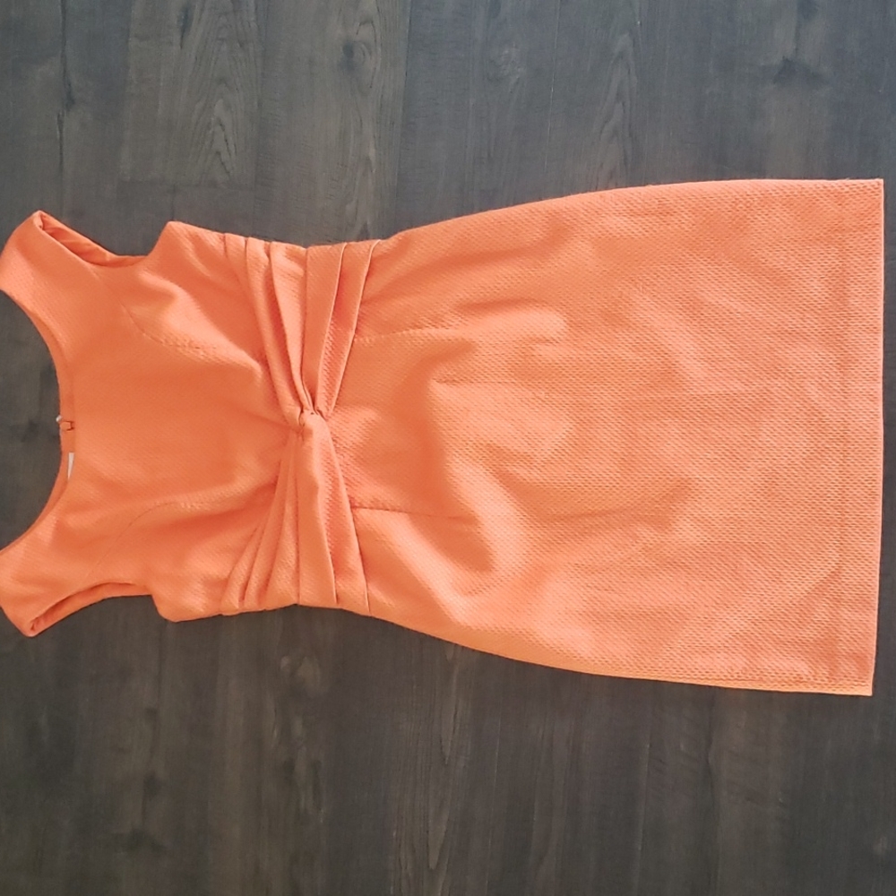 Kay Unger Orange Dress